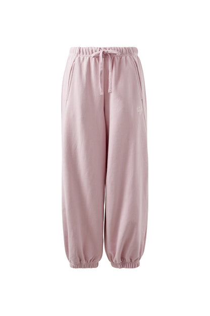 Ceres Life Barrel Leg Tracksuit Pants in Blush
