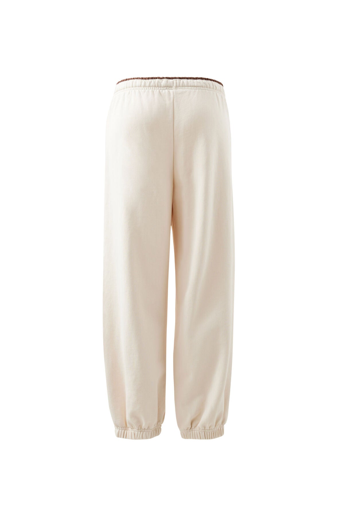 Bowie Tracksuit Pants in Buff Contrast Chocolate Bind