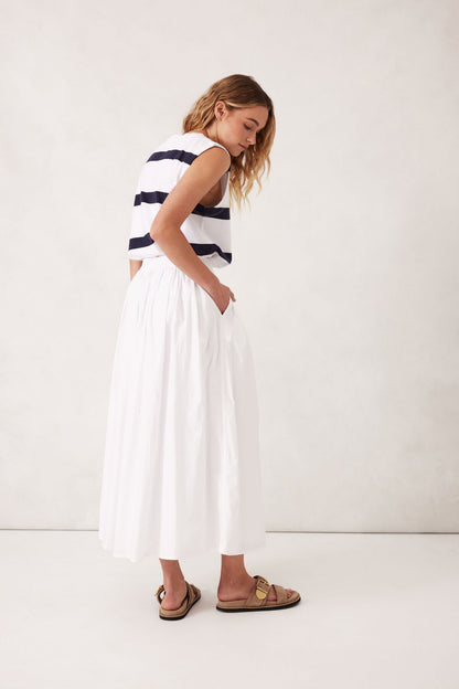 Ceres Life Florence Maxi Skirt in White