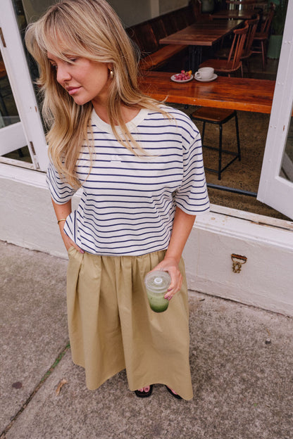 Ceres Life Florence Maxi Skirt in Burnt Butter