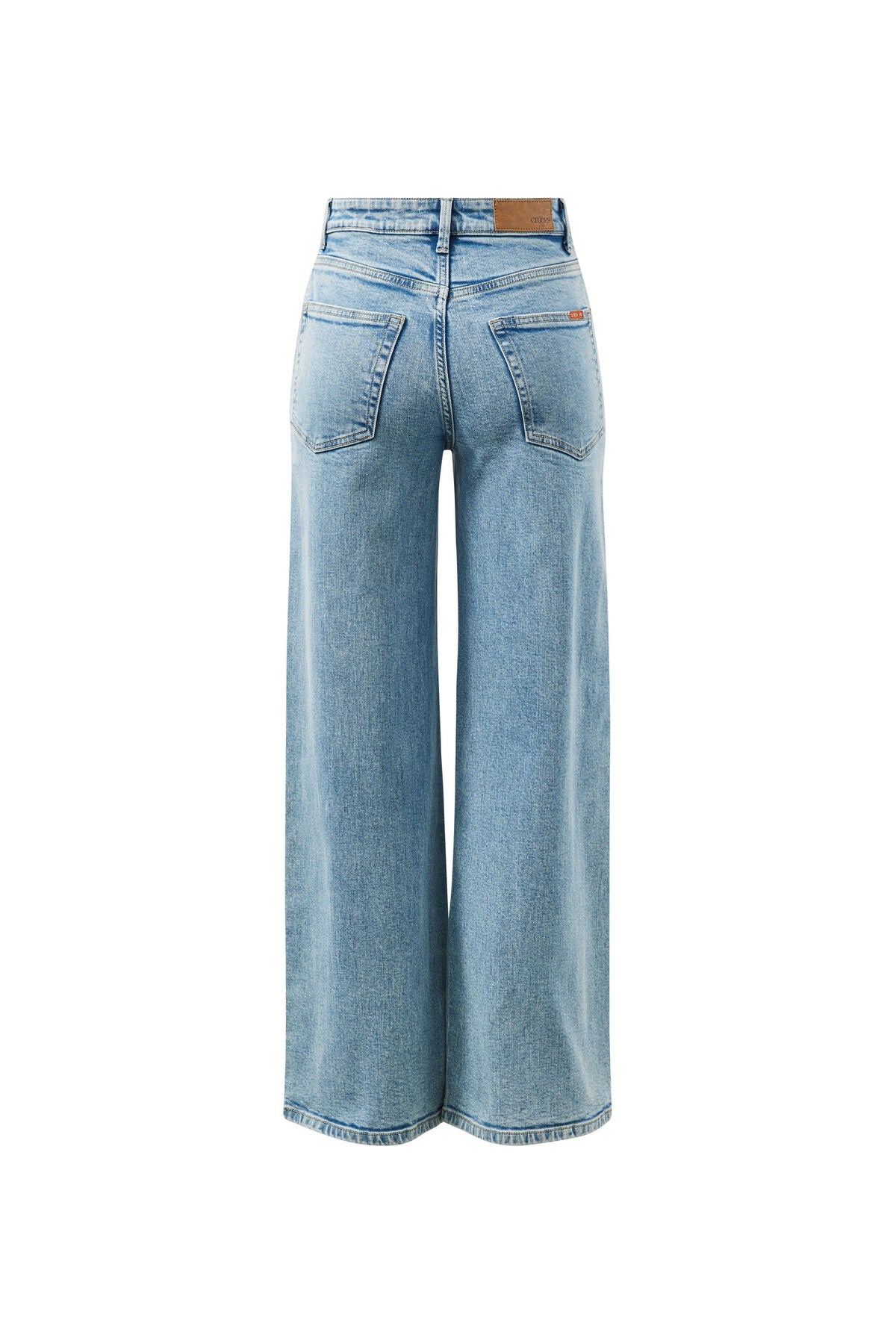 Evie Wide Leg Jeans in Mid Vintage Blue by Ceres Life