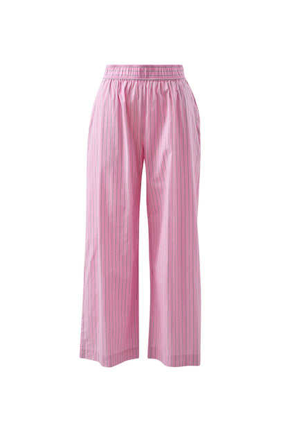 Ceres Life Lounge Pant in Hibiscus Pink Triple Stripe