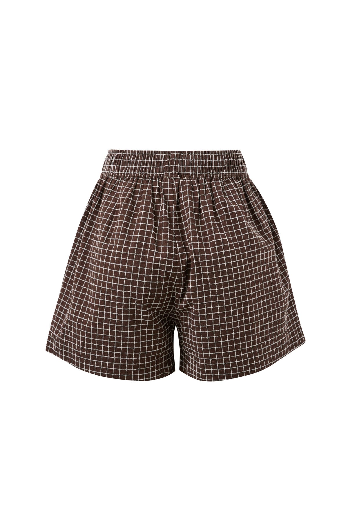 Mila Shorts in Chocolate Gingham