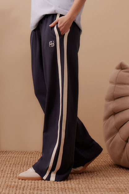 Ceres Life Gigi Wide Leg Terry Tracksuit Pants