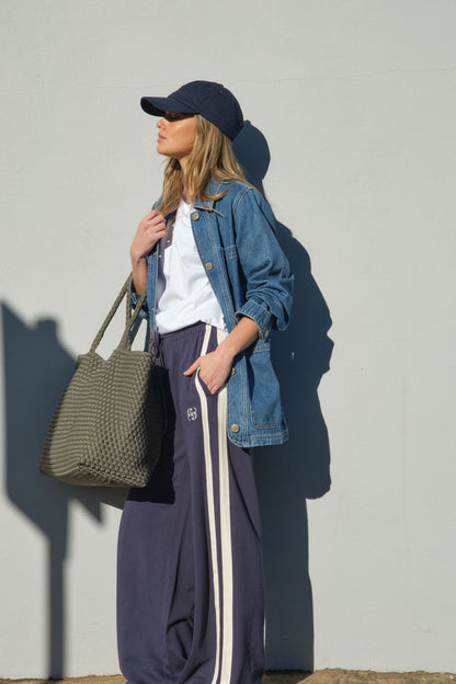 Ceres Life Gigi Wide Leg Terry Tracksuit Pants