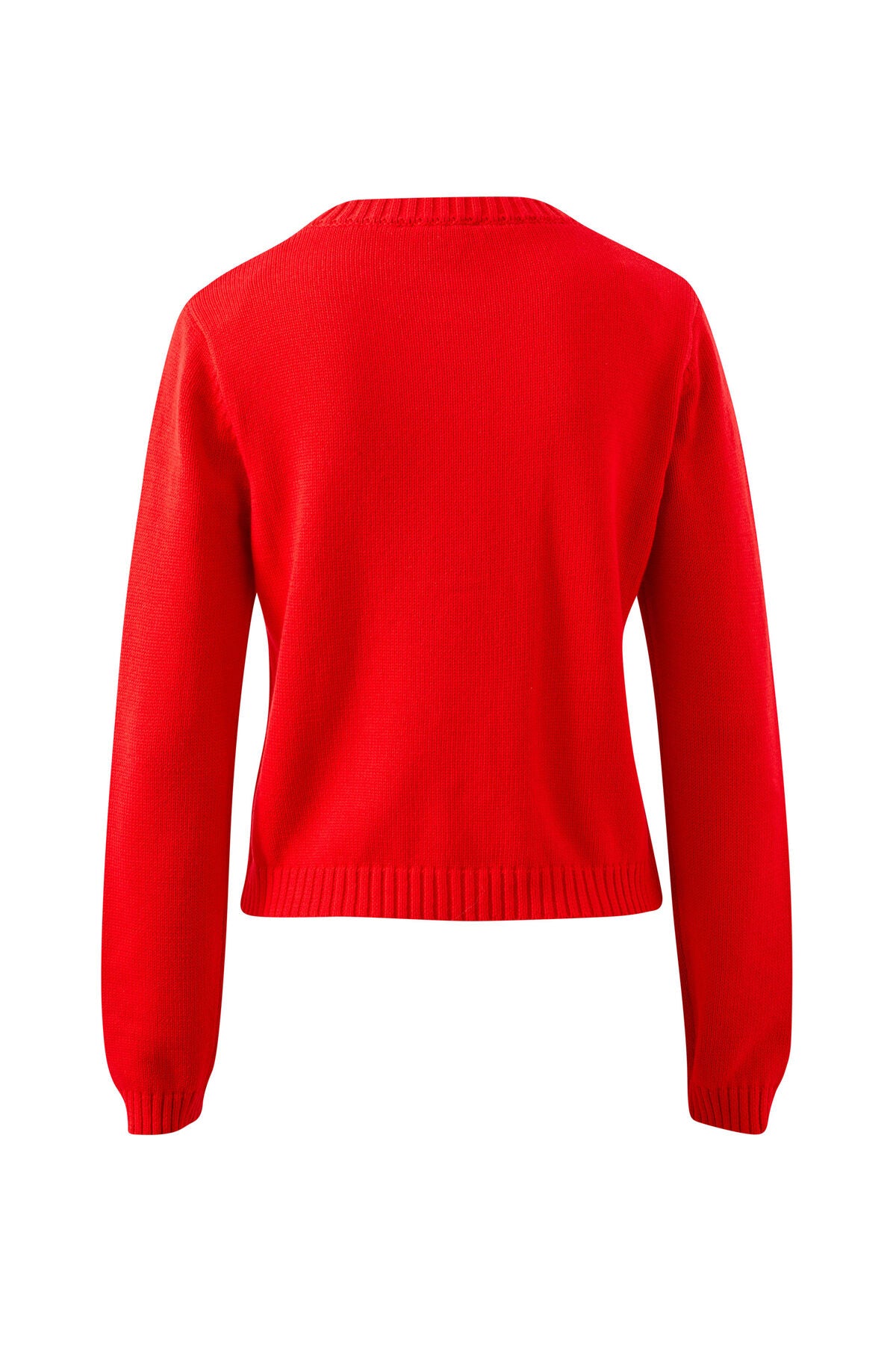 Ceres Life Nelly Long Sleeve Cardigan in Fiery Red