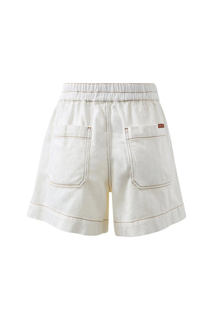 Weekender Shorts in Ecru