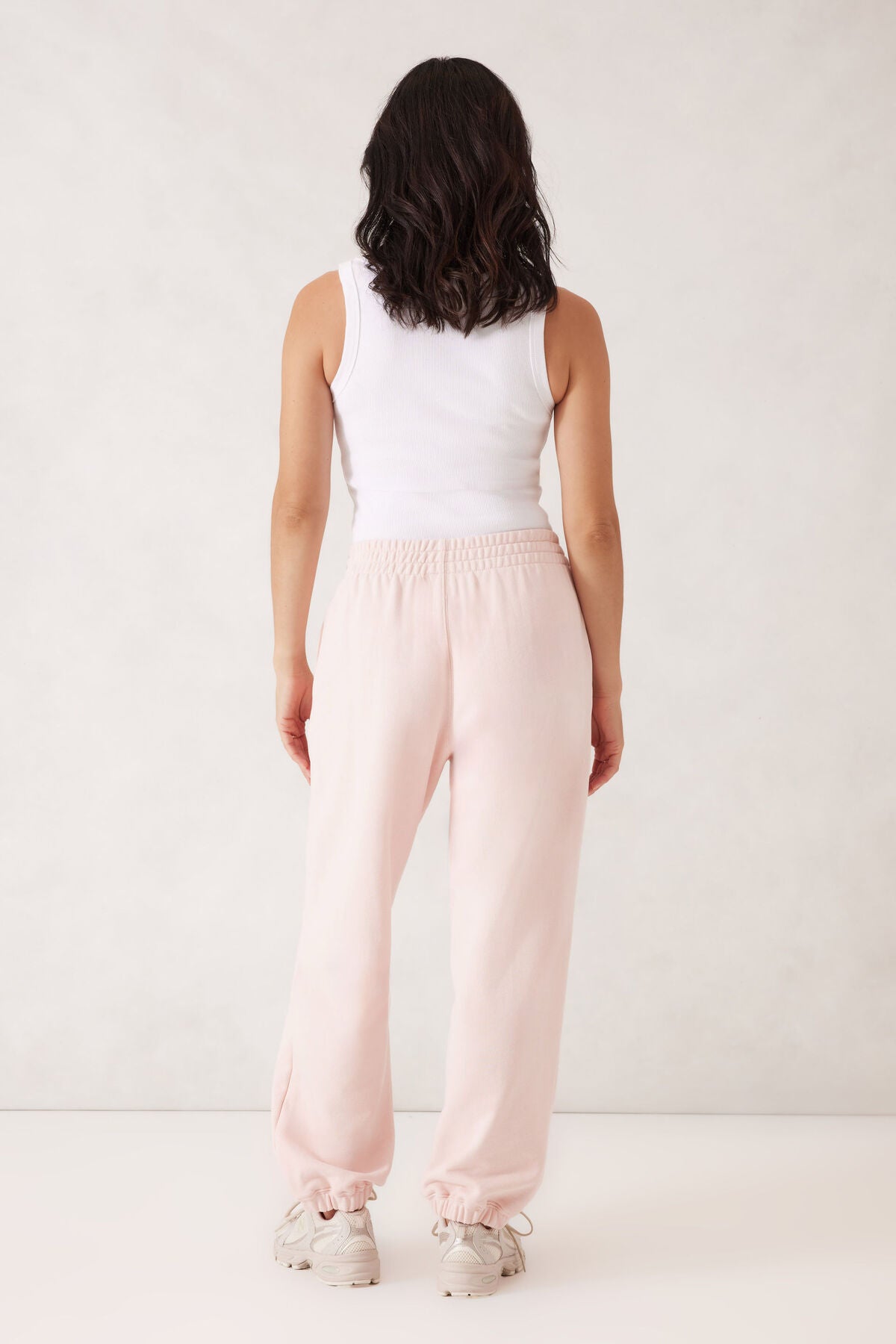 Ceres Life Seamed Tracksuit Pants in Shell Pink