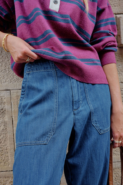 Weekender Pants in Deep Indigo