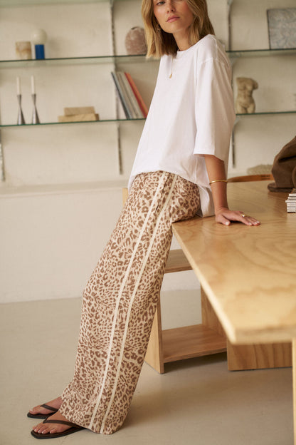 Resort Pant in Summer Leopard by Ceres Life