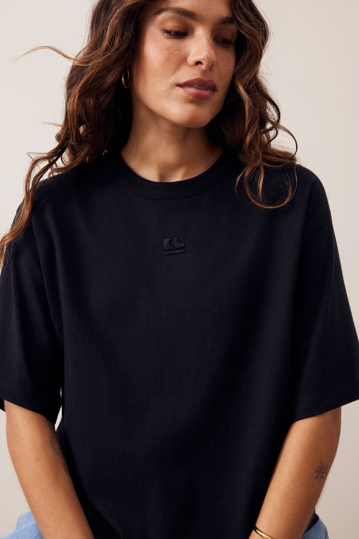 Phoebe Premium Tee in Black by Ceres Life