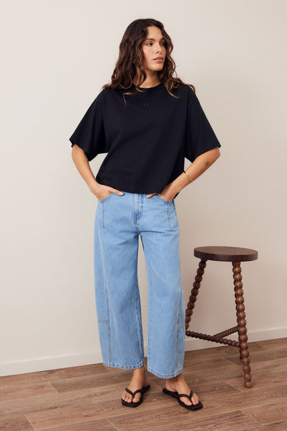 Phoebe Premium Tee in Black by Ceres Life