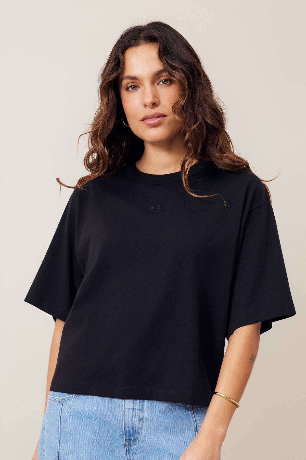 Phoebe Premium Tee in Black by Ceres Life