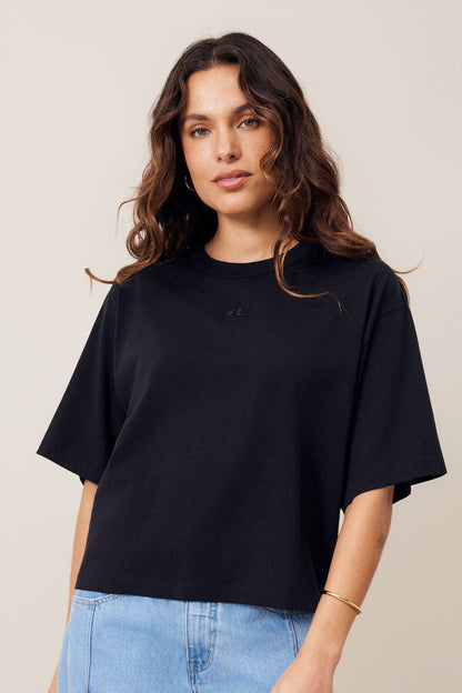 Phoebe Premium Tee in Black by Ceres Life