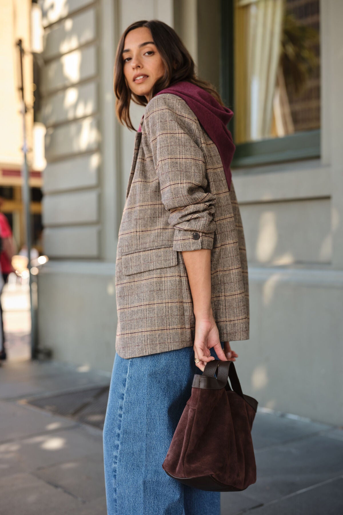 Joni Blazer in Brown Check by Ceres Life