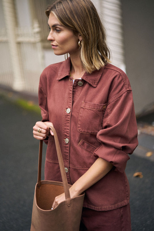 Ziggy Jacket in Burnt Toffee