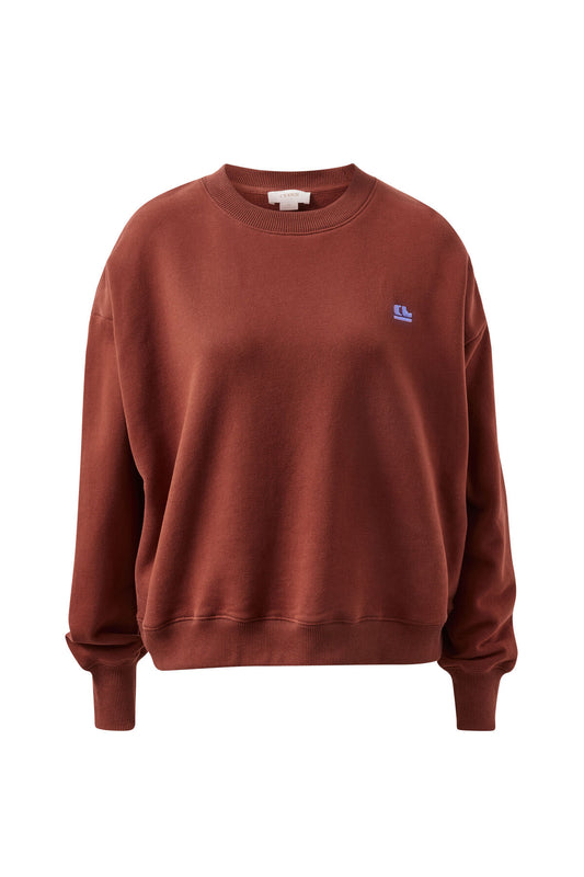 Quinn Slouchy Crew in Burnt Toffee by Ceres Life