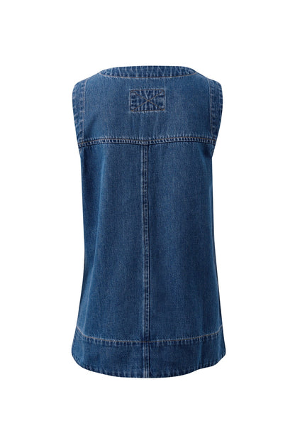 Winnie Tunic in Fresh Indigo