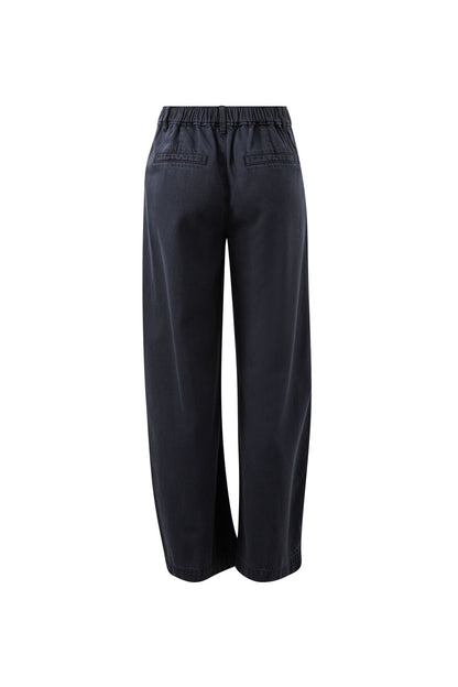 Gemma Pleat Pant in Washed Black by Ceres Life