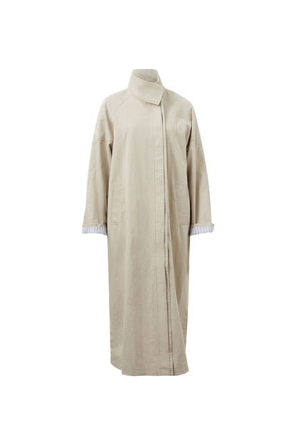 Rowan Longline Jacket in Stone by Ceres Life