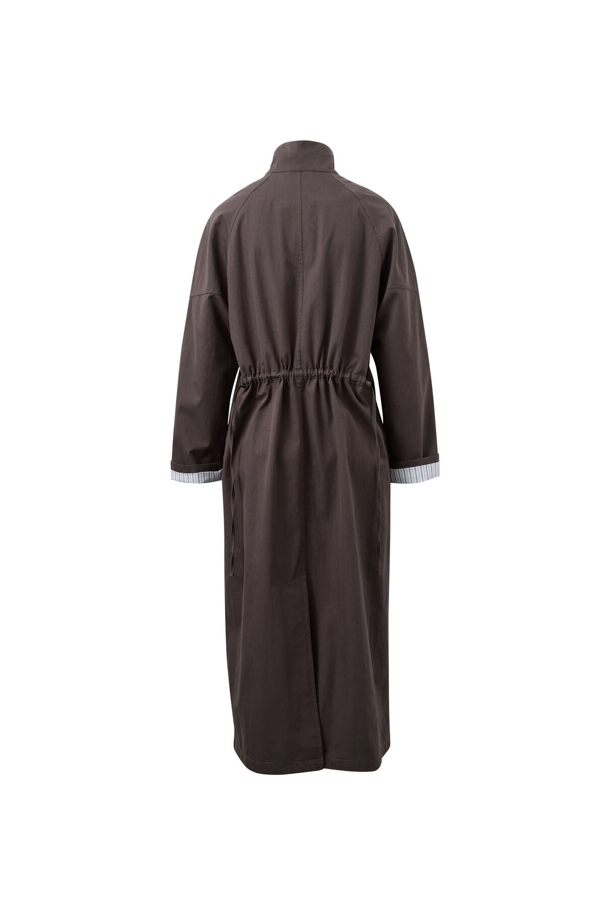 Rowan Longline Jacket in Tobacco Brown by Ceres Life