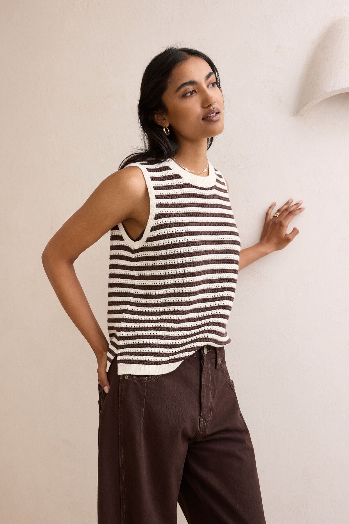 Maddy Mesh Knit Tank
