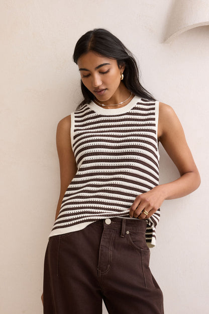 Maddy Mesh Knit Tank