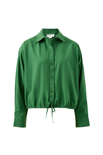 Clover Tie Shirt in Basil