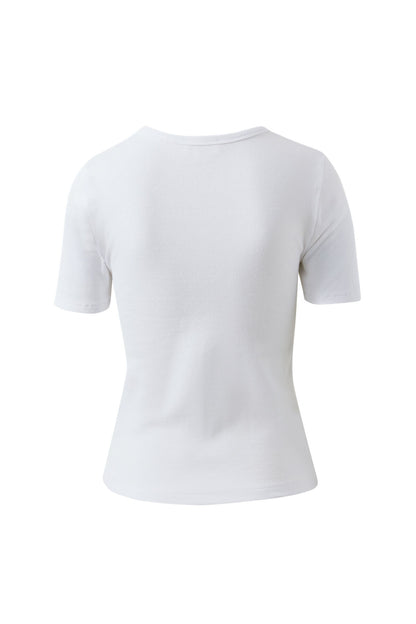 Ceres Life Luella Rib Tee in White