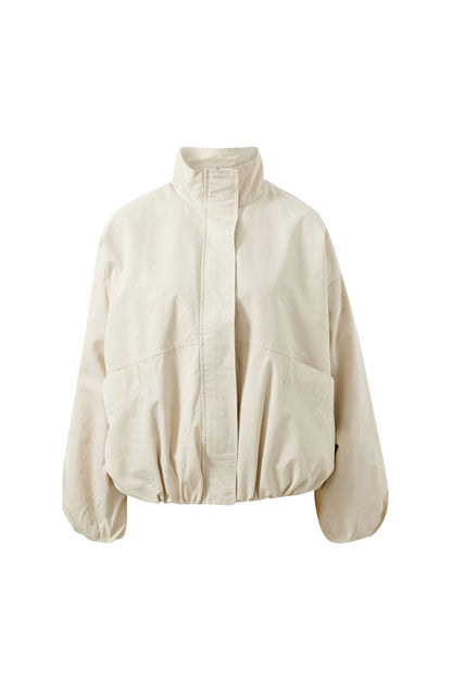 Gwen Bubble Jacket in Putty