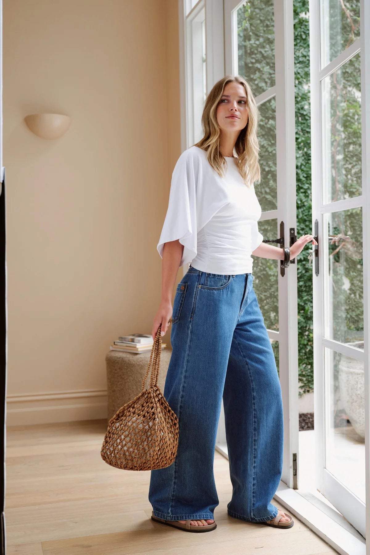 Molly Relaxed Tee in White