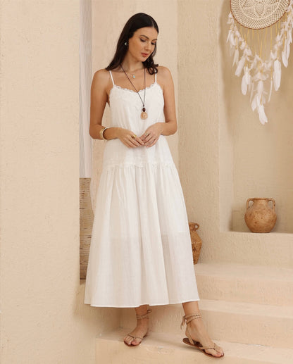 Sienna Dress in White