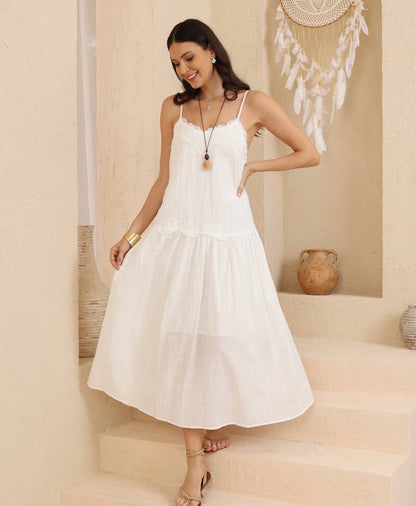 Sienna Dress in White