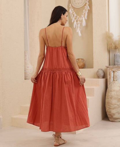 Sienna Dress in Terracotta