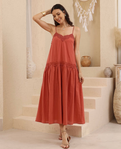 Sienna Dress in Terracotta