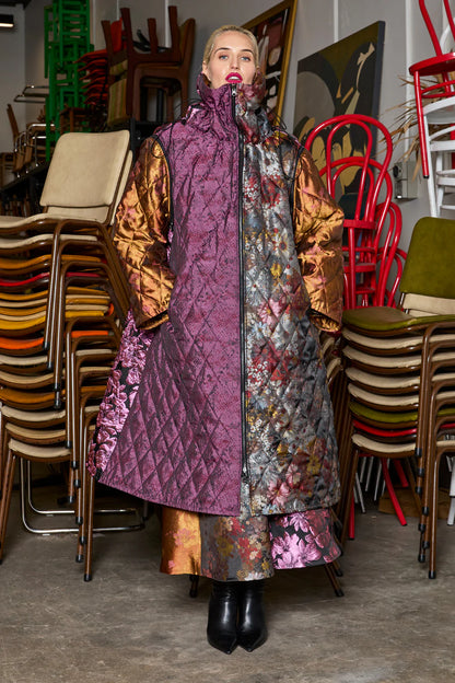 MA Dainty Puff Coat Pink Combo