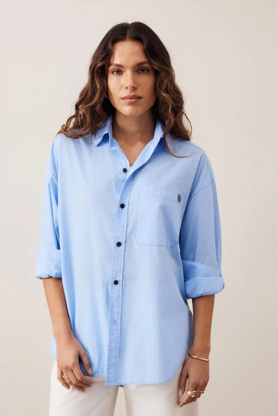 Peta Shirt - Sky Blue