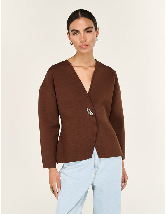 Delphine Sculptured Cardigan by Staple the Label