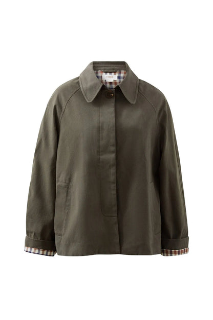 Ceres Life Pia Spring Coat in Olive