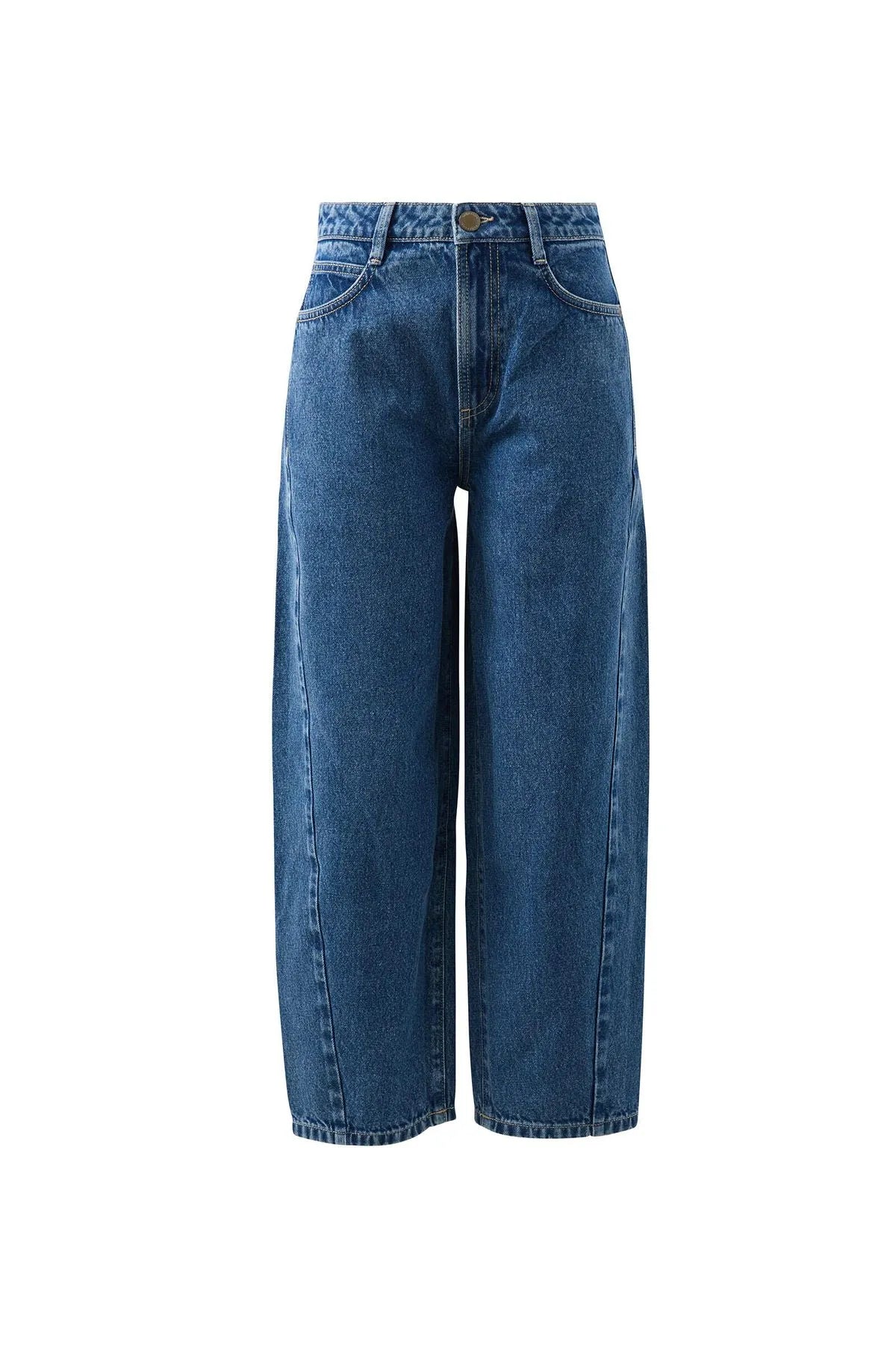 Leah Tapered Barrel Leg Jeans by Ceres Life