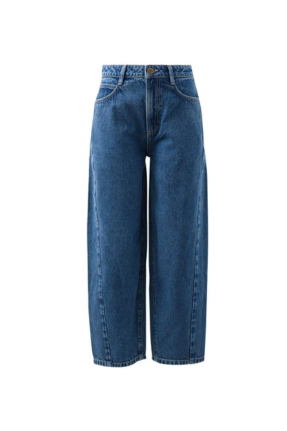 Leah Tapered Barrel Leg Jeans by Ceres Life