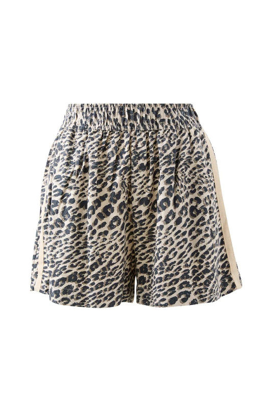 Ceres Life Mila Short in Leopard Linen Blend