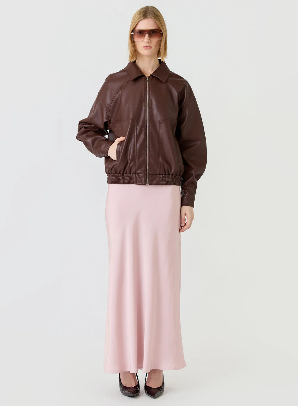 Clea Jacket in Mulberry