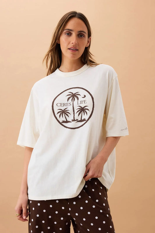 Ceres Life Liv Oversized Tee Island Palms