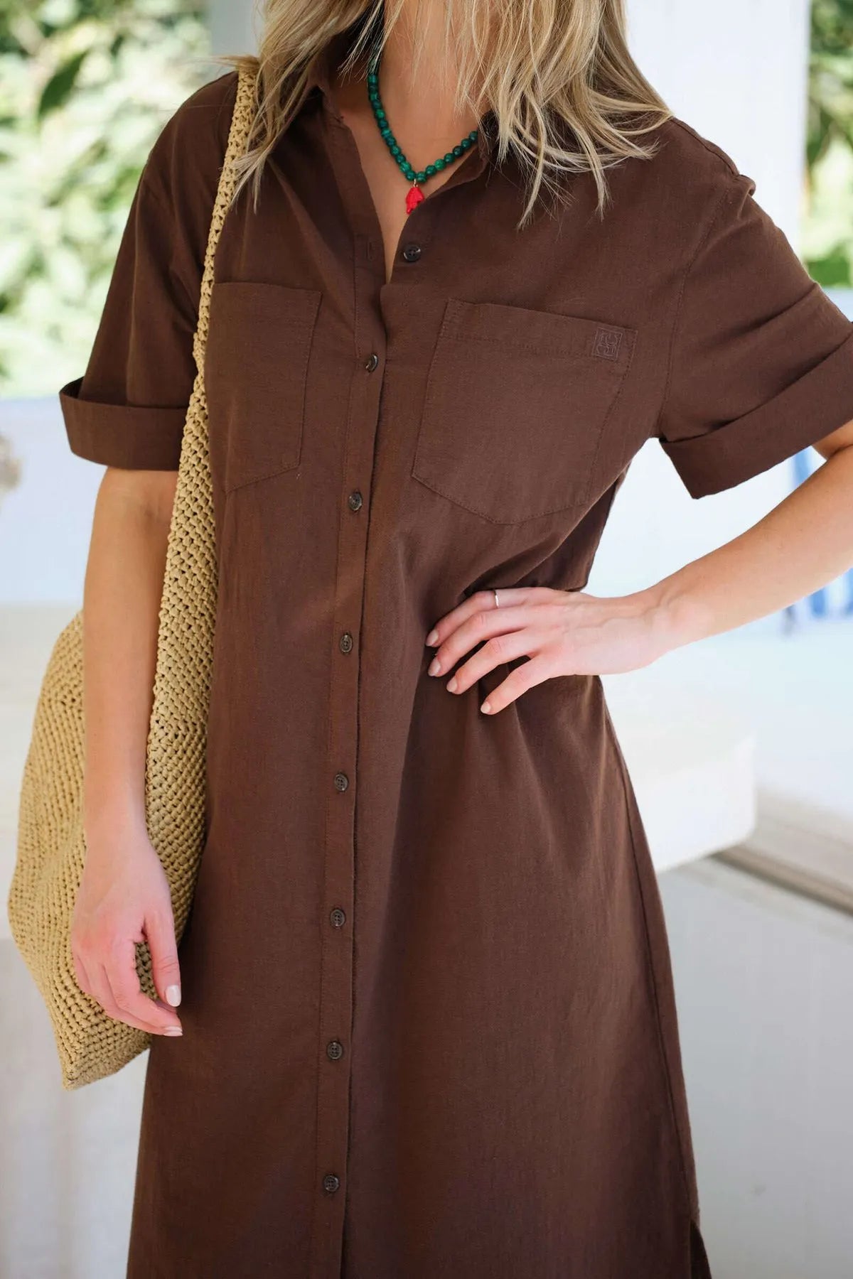 Ceres Life Hanna Midi Shirt Dress