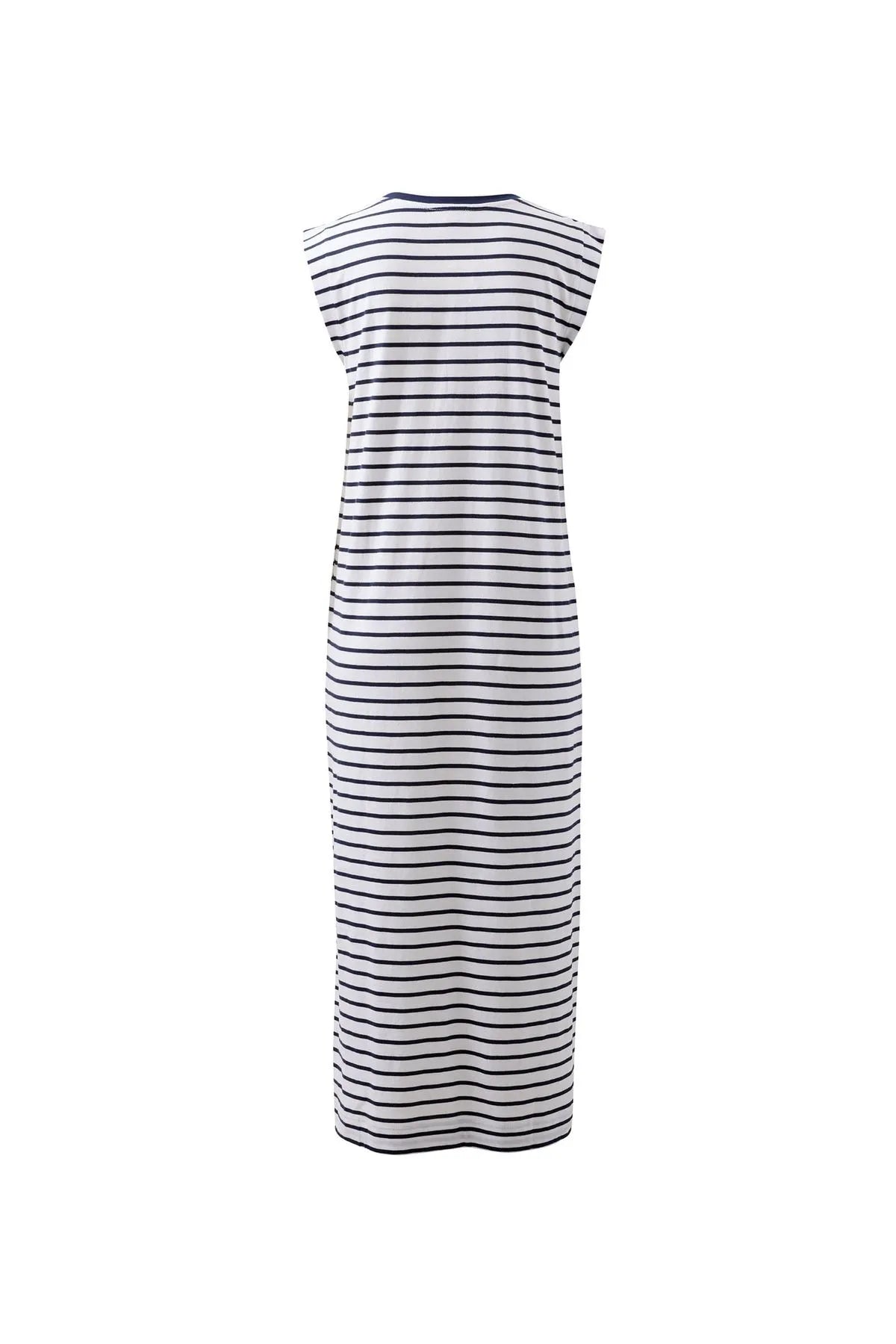 Ceres Life Paloma Dress in Navy Stripe
