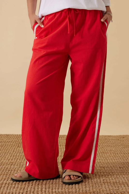 Ceres Life Resort Pant in Heritage Red