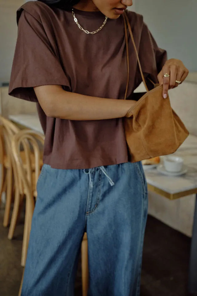 Ceres Life Rainey Pleat Sleeve Tee