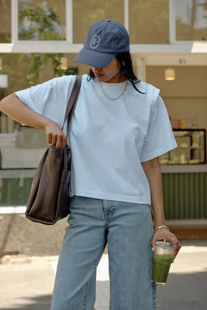 Ceres Life Rainey Pleat Sleeve Tee