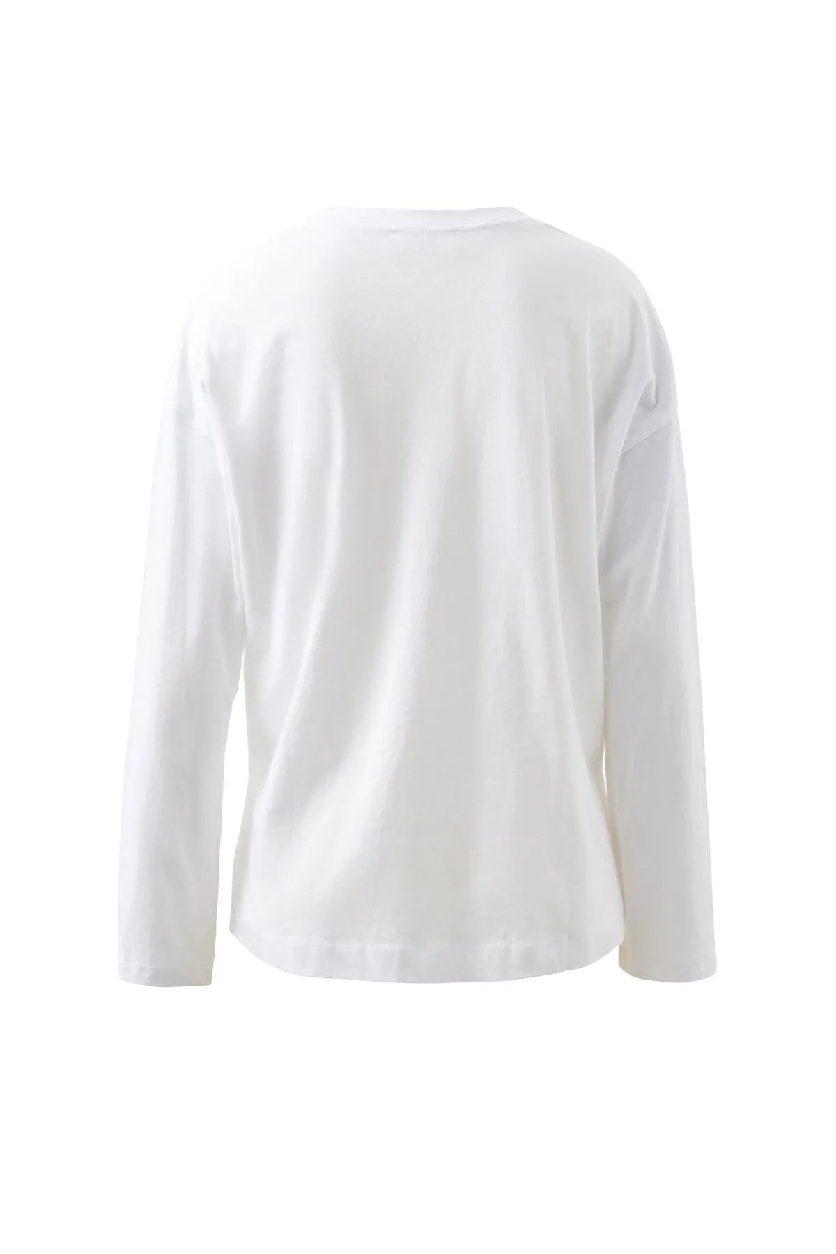 Scout Slouchy Long Sleeve Tee in White by Ceres Life